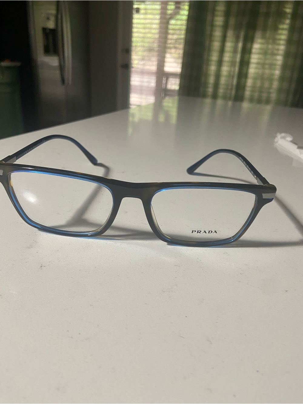 Prada Black Frames with Blue Inner Rim  brand new without tags